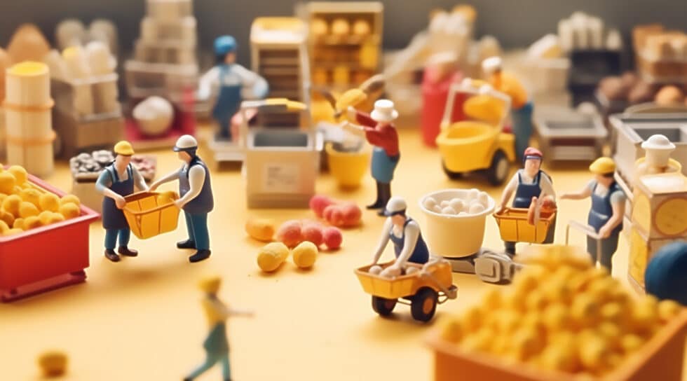 Bild Darstellung menschen am Arbeiten